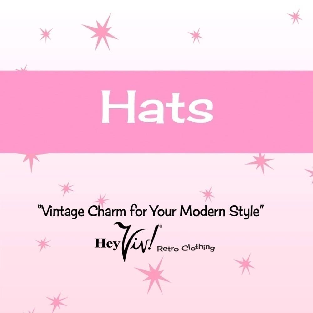 Hats - Classic Pill Box, Stewardess, & Fascinators